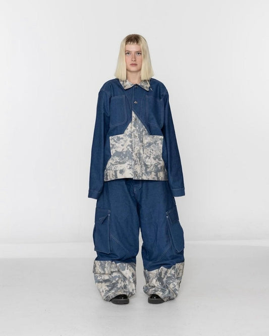 CAMO DENIM SET